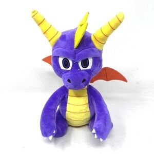 Spyro the Dragon Plush 10" Purple Yellow Wings Kidrobot 2019